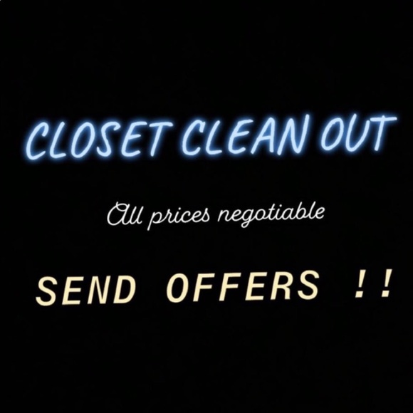 Closing closet. Please make a offer.